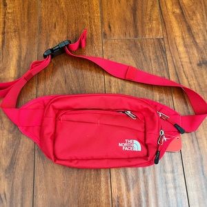 NWT The North Face Bozer Hip Pack II Red